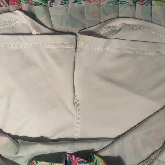 Sigrid Olsen Pink and Green Tropical Mini Skirt - Picture 4 of 4